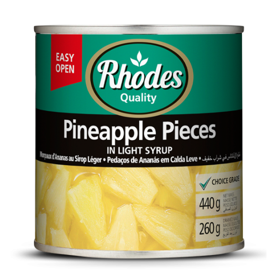 RHODES PINEAPPLE PIECES 440GR