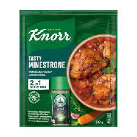 KNORR TASTY STEW MIX MINESTRONE 50GR