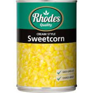 RHODES CREAM STYLE CORN 410GR