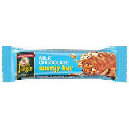 JUNGLE ENERGY BAR MILK CHOCOLATE 48GR