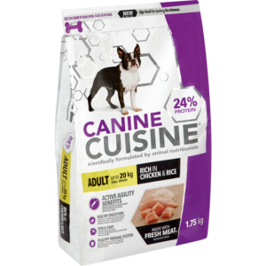 CANINE CUISINE D/F A SM BRD CH&RI 1.75KG