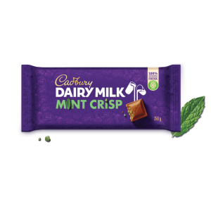 CADBURY SLAB MINT CRISP 150GR