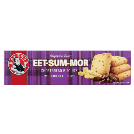 BAKERS EET-SUM MOR BISC CHOC CHIP 200GR