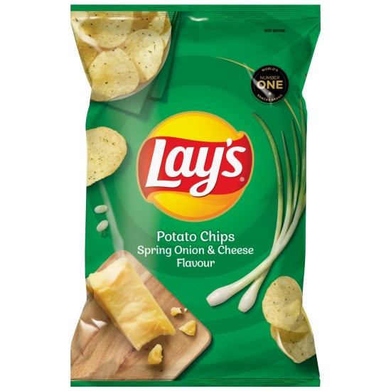 LAY'S CHIPS SPRING ONION&CHEESE 105GR