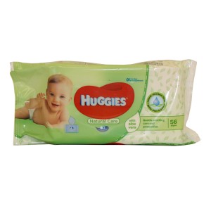 HUGGIES BABY WIPES NATURAL CARE 56EA