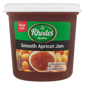 RHODES APRICOT JAM PLASTIC 600GR